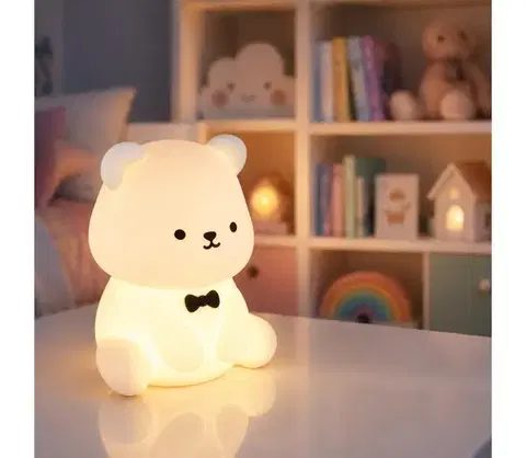 Svietidlá Globo 2870 - LED RGBW stmievateľné nabíjateľné detské nočné svetlo TEDDY LED/1W/5V 1200 mAh medvedík 2870