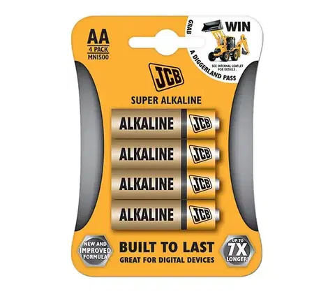 Batérie primárne JCB Super Alkaline AA 4ks JCB-LR06-4B