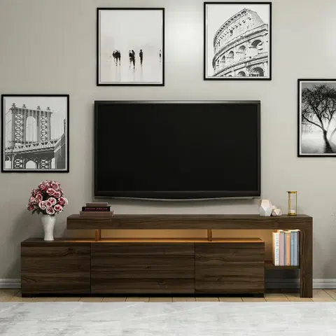 Konferenčné stolíky Televízny stolík Beliz Walnut