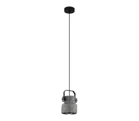 Svietidlá Eglo 39854 - Závesné svietidlo HILCOTT na lanku 1xE27/40W/230V 39854