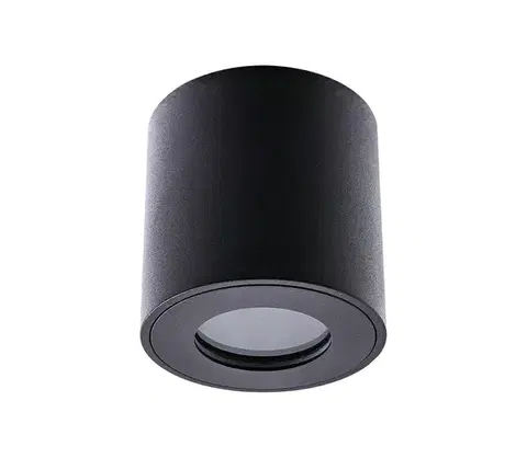 Svietidlá Emithor  - Kúpeľňové bodové svietidlo ALMAN 1xGU10/35W/230V IP44 čierna 