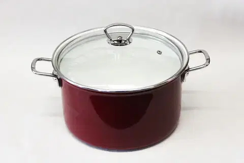 Hrnce BELIS - Hrniec 2,8L so sklenenou pokrievkou 18cm ECO-CERAM