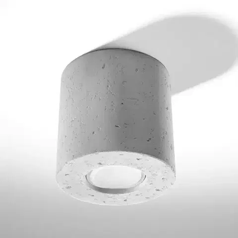 Lampy do obývačky Stropná lampa Cindy betón