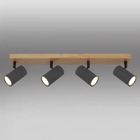 Lampy do obývačky Stropné bodové svietidlo 57911-4G grafit LS4
