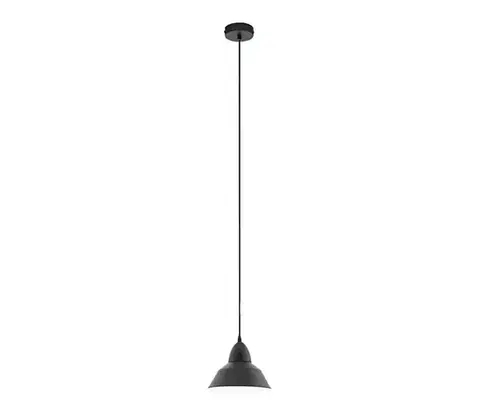 Svietidlá Eglo 54514 - LED luster na lanku 1xE27/6W/230V čierna 54514