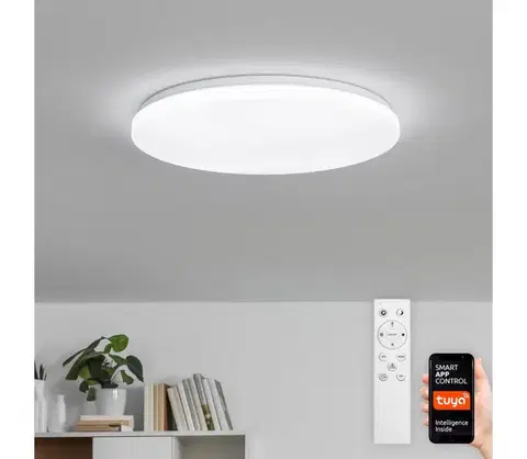 Svietidlá BRILAGI - SMART LED stmievateľné stropné svietidlo 24W/230V, priemer 38 cm, Wi‑Fi (Tuya) + diaľkový ovládač BRI632