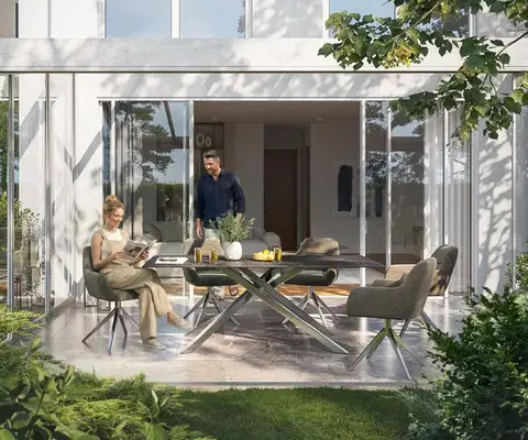 Záhradné stoly DELIFE Záhradný stôl Edge 200x100 cm keramika Laminam® Nero Greco antracitová krížová podstava nerezová oceľ