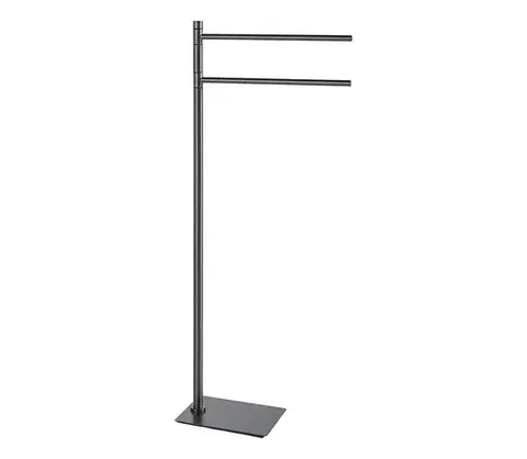 Svietidlá Gedy - Stojan na uteráky TRILLY 83,5 cm metalická sivá TR3181