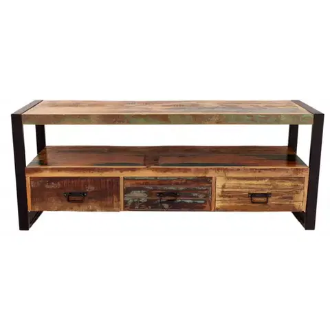 TV stolíky TV stolík Retro 150x60x45 recyklované mango