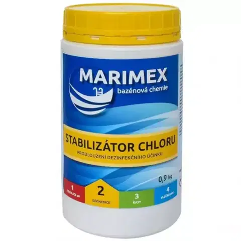 Chlór do bazénov Bazénová chémia Aquamar Chlor Stabil 0,9 kg