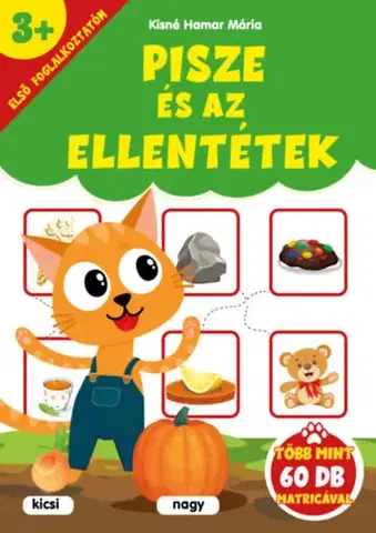 Nalepovačky, vystrihovačky, skladačky Pisze és az ellentétek - Első foglalkoztatóm - több mint 60 db matricával - 3 éves kortól - Mária Kisné Hamar