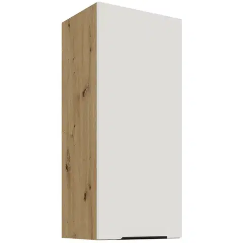 Kuchynské skrinky visiace Kuchynská skrinka Aria-WH/AR anti fingerprint 40G-90 1F