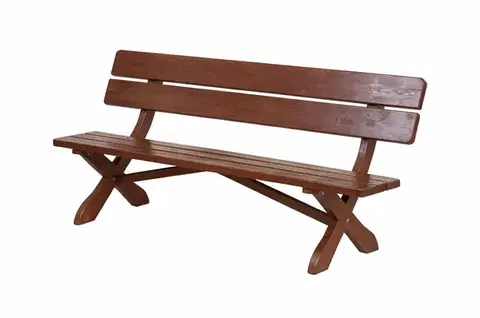 Záhradné stoličky MOUL112 záhradná lavica, orech