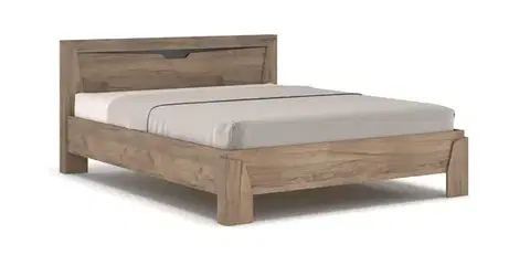 Manželské postele CELEST manželská posteľ, wenge/dub tabaco