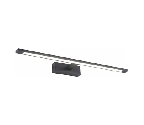 Kúpeľňové zrkadlá Zuma Line W89443-20W-BK - LED Osvetlenie zrkadla ALTER LED/20W/230V IP44 čierna W89443-20W-BK