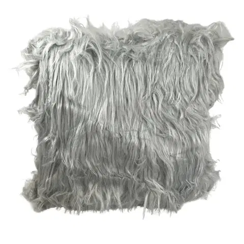 Dekoračné obliečky Dekoračná obliečka 40x40cm Long Hair sivá TiaHome