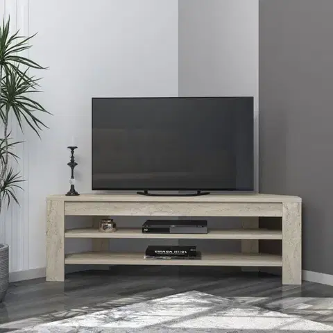 TV stolíky TV stolík Corner - Travertine