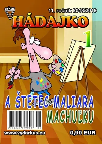 Pre deti a mládež - ostatné Hádajko 1 2019 a štetec maliara Machuľku