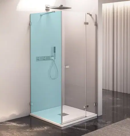 Sprchovacie kúty POLYSAN - FORTIS EDGE sprchové dvere 1200, číre sklo, pravé FL1212R