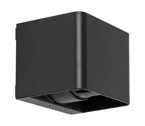 LED osvetlenie Rabalux 77168 - LED Vonkajšie nástenné svietidlo HALLSTATT LED/10W/230V IP54 čierna 77168