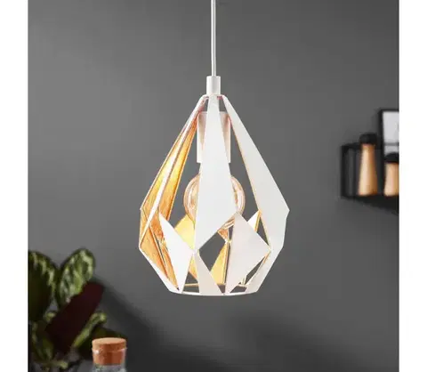 Svietidlá Eglo 43001 - Luster na lanku CARLTON 1xE27/60W/230V 43001