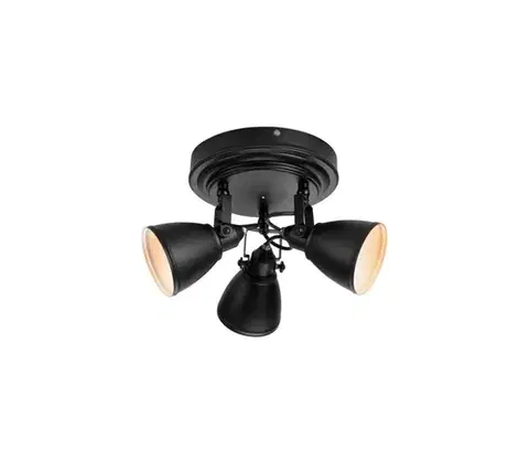 Svietidlá Markslöjd 108081 -Kúpeľňové bodové svietidlo FJÄLLBACKA 3xG9/20W/230V IP44 čierna 108081