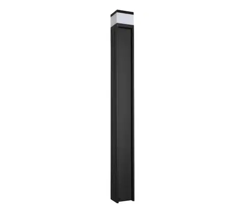 Záhradné lampy  Vonkajšia lampa VESPER 1xG9/5W/230V IP44 80 cm čierna LM-LO-1.5/80