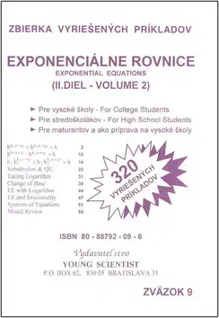 Matematika, logika Exponenciálne rovnice 2 - RNDr. Marián Olejár