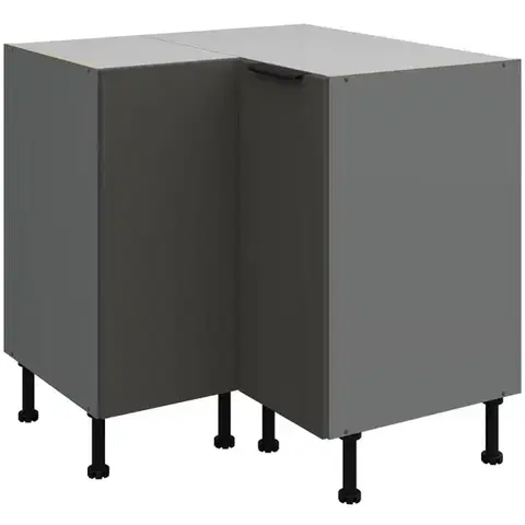 Kuchynské skrinky stojace Kuchynská skrinka Aria-Gr/Ant Anti Fingerprint 90x90 Dn 2f Bb