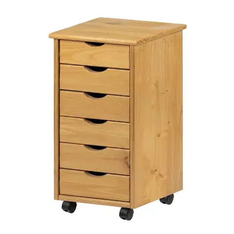 Písacie a PC stoly Kontajner 6 zásuviek 391V vosk