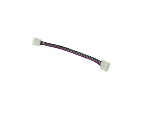 Predlžovacie káble  Flexibilný obojstranný konektor pre RGB LED pásiky 4pin 10 mm 303431