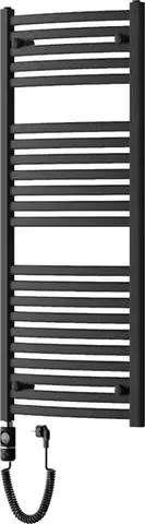 Radiátory do kúpeľne MEXEN/S - Helios radiátor + vykurovacia tyč 1200 x 500 mm, 600 W, čierna W103-1200-500-2600-70